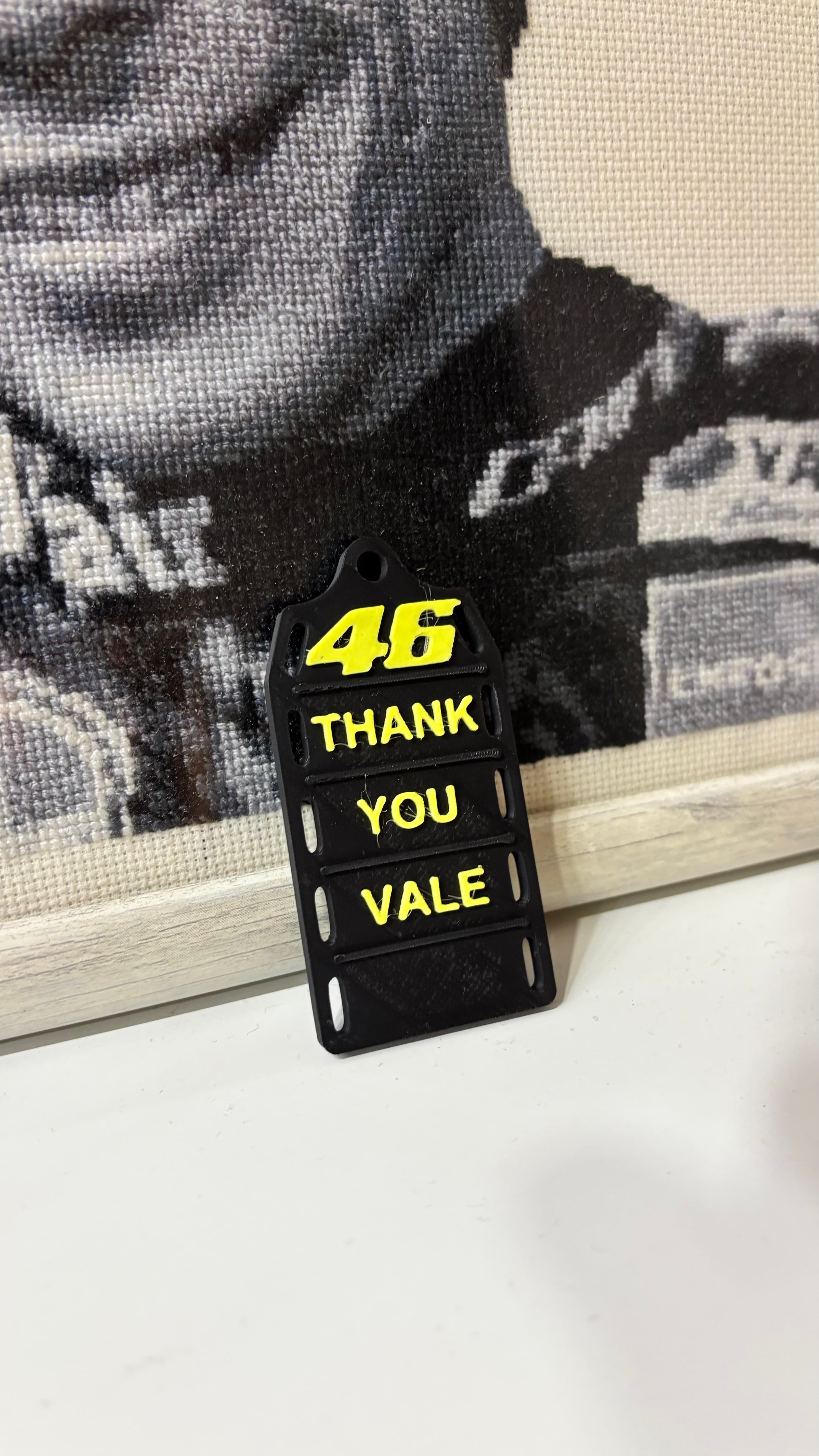 Брелок-питборд Thank you Vale