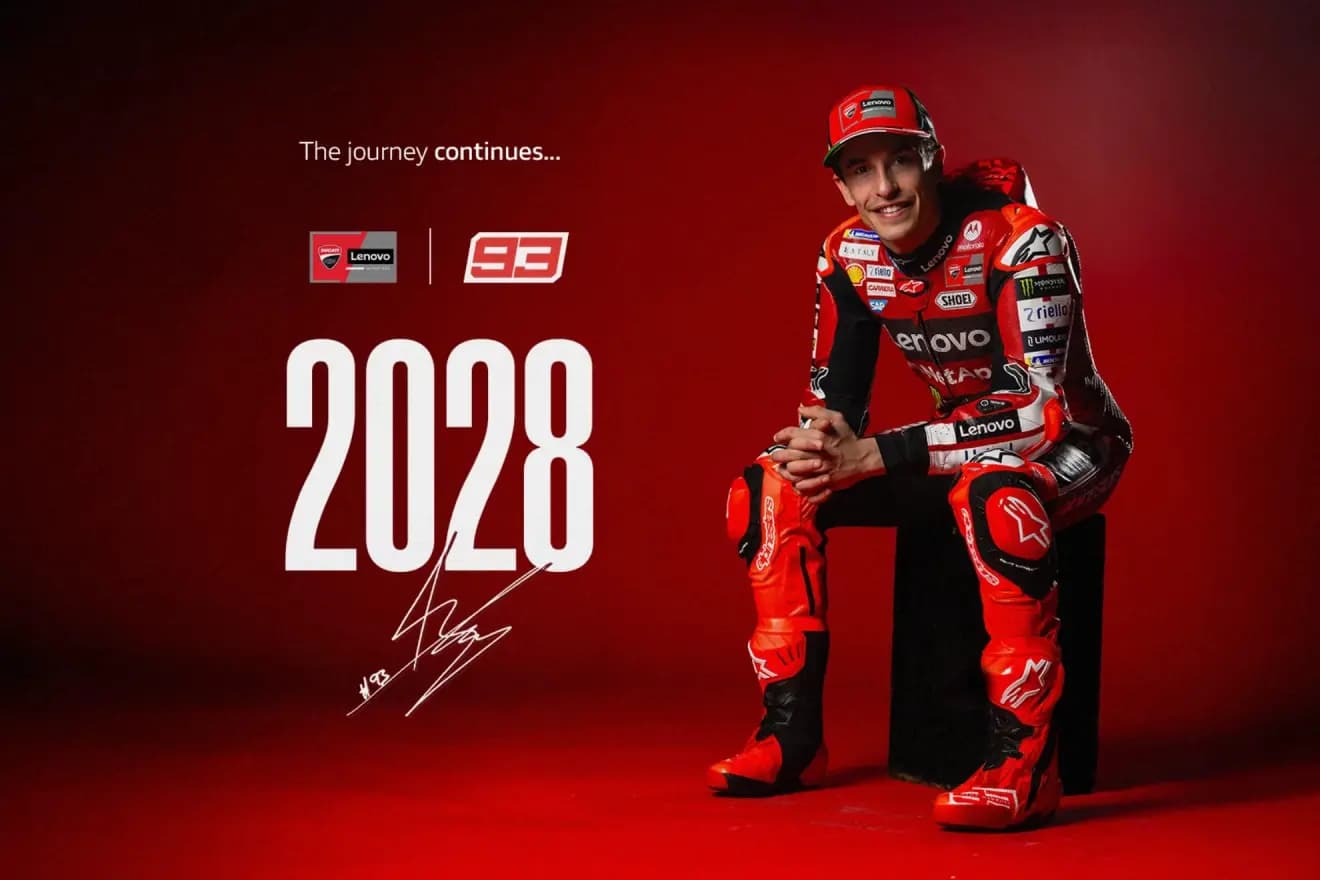 Официально! Марк Маркес продлился с Ducati до конца 2028. Мнения всех действующих лиц